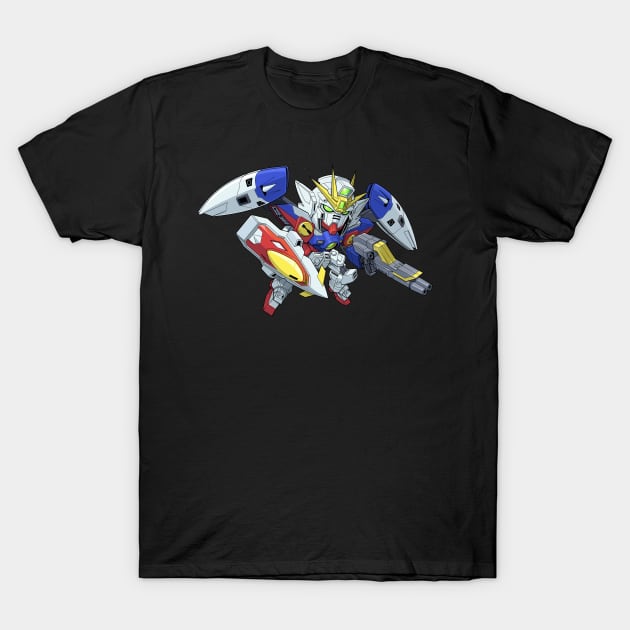 SD Wing Gundam Zero T-Shirt by BryanSevilla